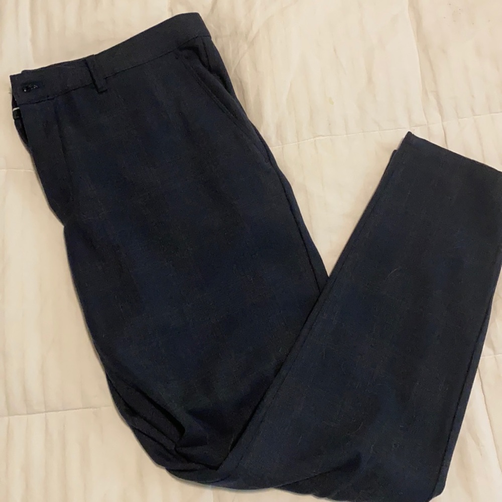 Zara textured dress pants